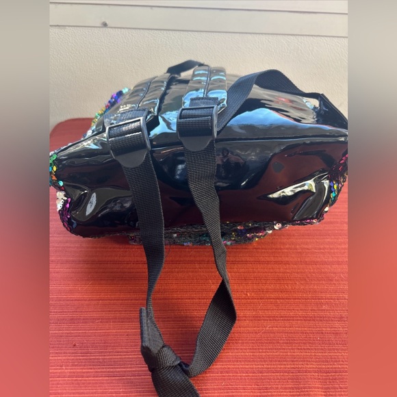 Streamline Multi Color Sequin Backpack 12” X 9” X 4” - Picture 5 of 8